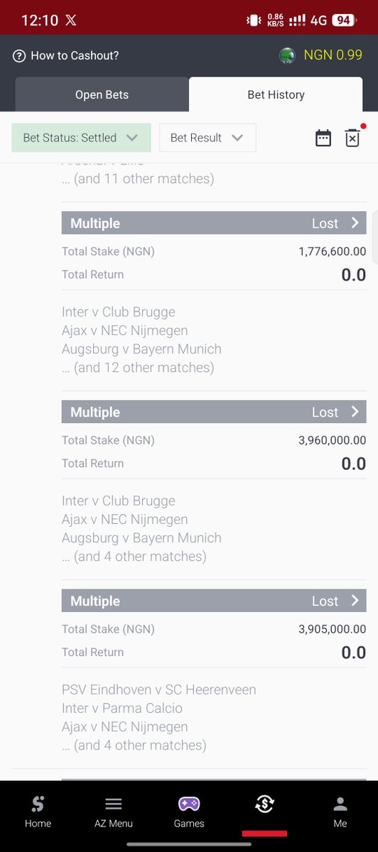 Strange_punter's tweet photo. To those of you that are not happy, you alone didn't lose this weekend 
What I lost is approaching 14m
But I'm not worried 
I am sure I can't lose this weekend and next weekend or upper weekend together. It's not possible 
All monies will be recovered and profits will be made

Patient and discipline 🤞🤞🤞
