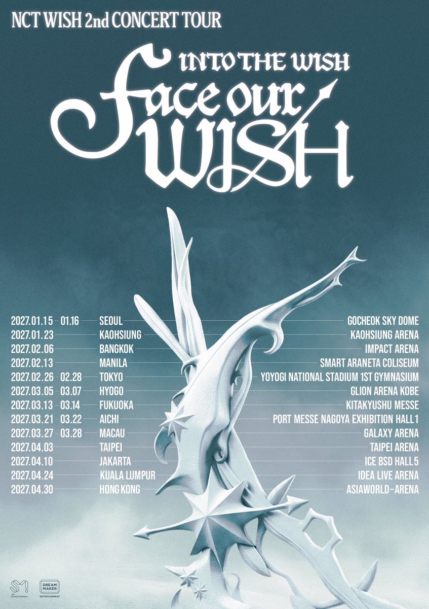 SMTrueThailand's tweet photo. NCT WISH 2nd CONCERT TOUR 'INTO THE WISH : Face Our WISH' IN BANGKOK 

🏹 2027.02.06 (SAT)
💫 IMPACT ARENA

⋆｡°•*⁀➷ 𝘊𝘰𝘮𝘪𝘯𝘨 𝘚𝘰𝘰𝘯… 👀💚🌟🇹🇭 

#NCTWISH @nctwishofficial 
#INTOTHEWISH #FaceOurWISH
#FaceOurWISH_IN_BANGKOK
#SMTrue https://t.co/0XCRZlk9qe