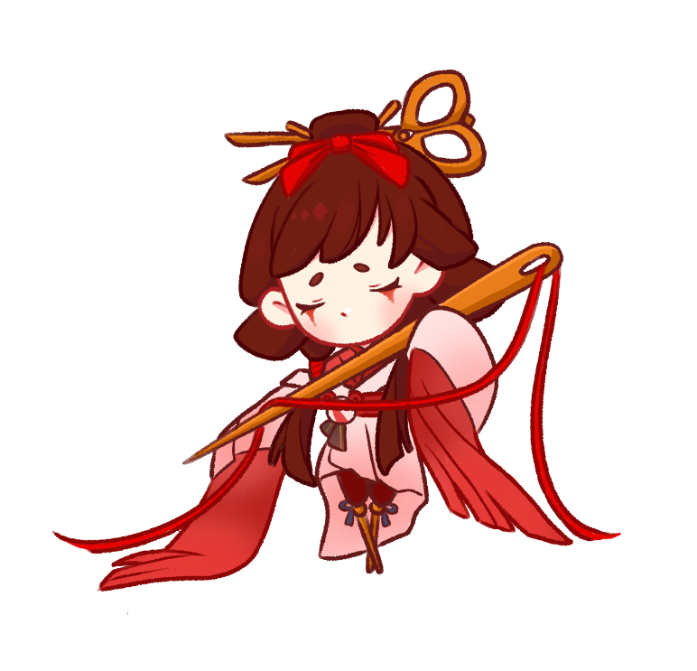 OkihiraY's tweet photo. Day 11: Thread 
"Kosodenote"  
#Onmyoji #阴阳师手游 #Onmyojitober2026 https://t.co/iYfGdv2xdq