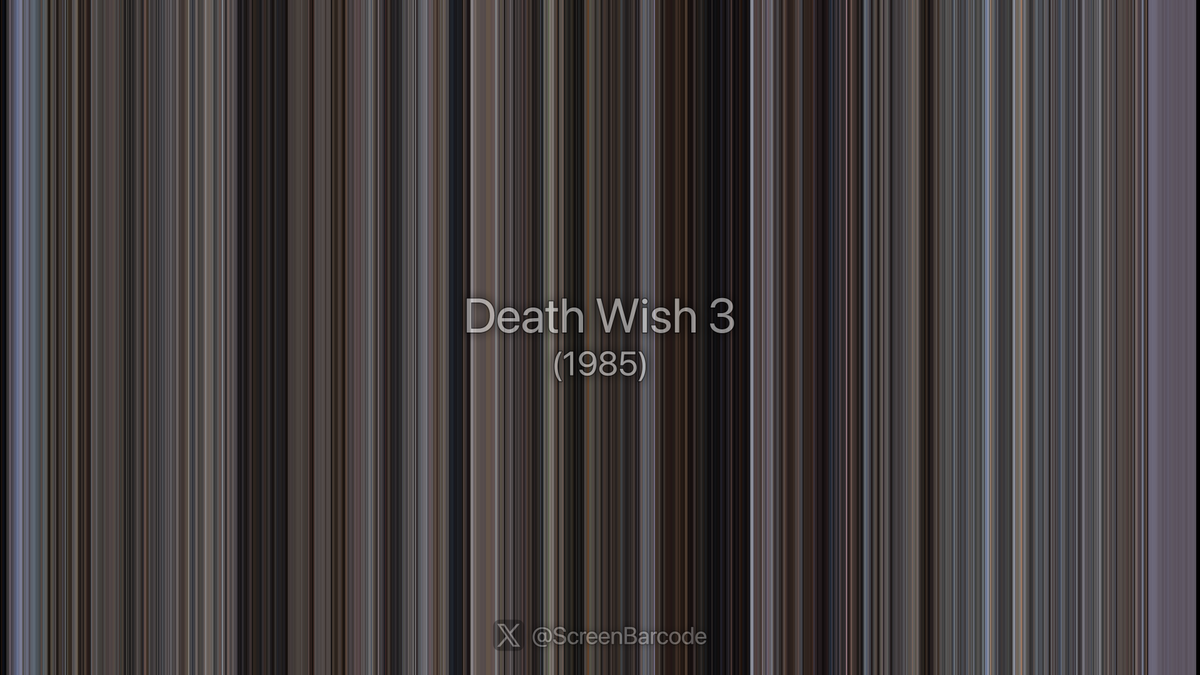 ScreenBarcode's tweet photo. Death Wish 3 (1985) · barcode &amp; poster
directed by Michael Winner · 1h 30m

cast: Charles Bronson, Deborah Raffin, Ed Lauter, Martin Balsam, Gavan O'Herlihy, Kirk Taylor, Alex Winter, Tony Spiridakis, Ricco Ross, Marina Sirtis https://t.co/qAx2DNvVAg