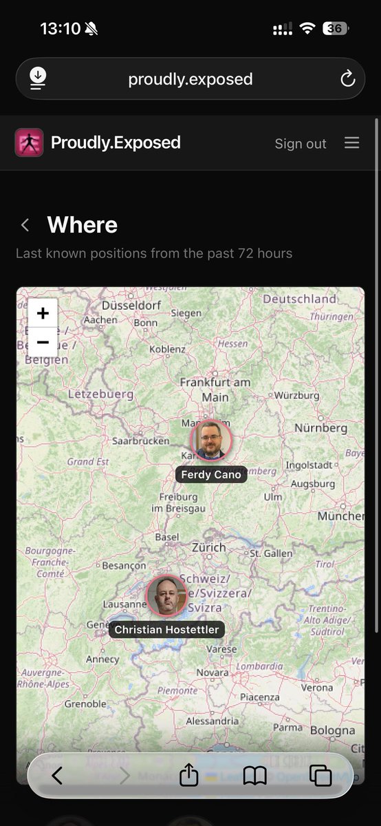 thefatfaggot's tweet photo. Why pay subscriptions to expensive services to share your location in real time, when https://t.co/9ilPo9dOQv offers that service completely for free?

Anyone with a browser knows where you are, any time. https://t.co/fvrZcqrfjA