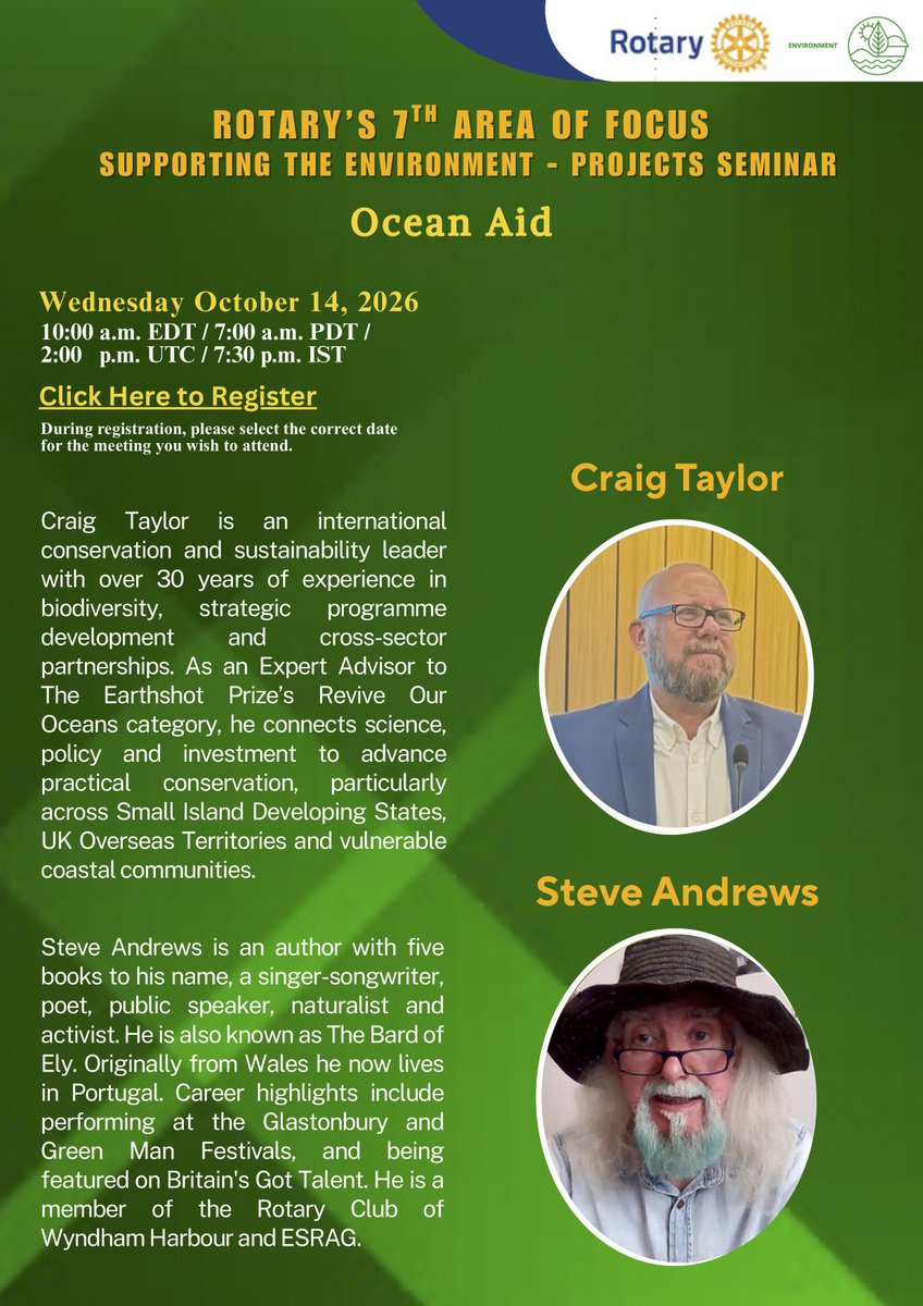 bardofely's tweet photo. Craig Taylor @oprconsultancy and I will be presenting an #ESRAG @GoESRAG seminar on 14 October with the subject being #marineconservation and my idea for an #OceanAid concert. We are going to make this happen! https://t.co/O2YDHmFcS3
