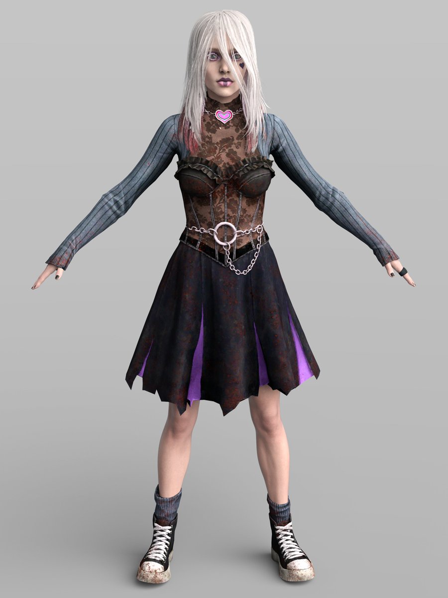 Plague3D's tweet photo. Sable Ward for Genesis 8 Female (Dead by Daylight) 

Includes:
Head &amp; Body Morphs
Skin Material 
Rigged Hairs
Default outfit

If you like my work, please repost it, helps tremendously with reach. https://t.co/6XCw4dmB38