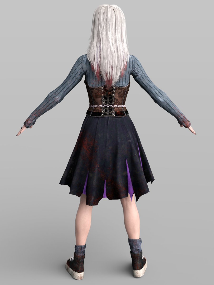 Plague3D's tweet photo. Sable Ward for Genesis 8 Female (Dead by Daylight) 

Includes:
Head &amp; Body Morphs
Skin Material 
Rigged Hairs
Default outfit

If you like my work, please repost it, helps tremendously with reach. https://t.co/6XCw4dmB38