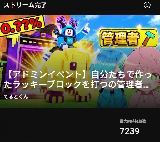 teruto_sub's tweet photo. うおおおおお配信同接７０００人ありがとう！✨

ゲームの方も３００００人突破！！✨

もっと最強になるぞおおおお！🥹✨✨ https://t.co/PGOvuGjCUz