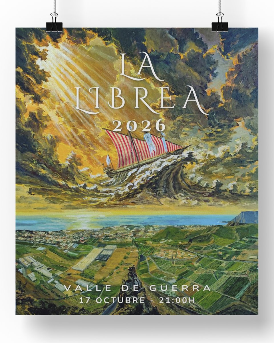 Turismo_LL's tweet photo. Este sábado 17 de octubre, a las 21:00h, tendrá lugar la Librea de Valle de Guerra, un auto sacramental que conmemora la batalla de Lepanto y que se enmarca en las Fiestas en Honor a la Virgen del Rosario 👏

#LaLagunaPorDescubrir #TurismoLaLaguna #LaLaguna #LaLibrea https://t.co/mSyr7mPRt1