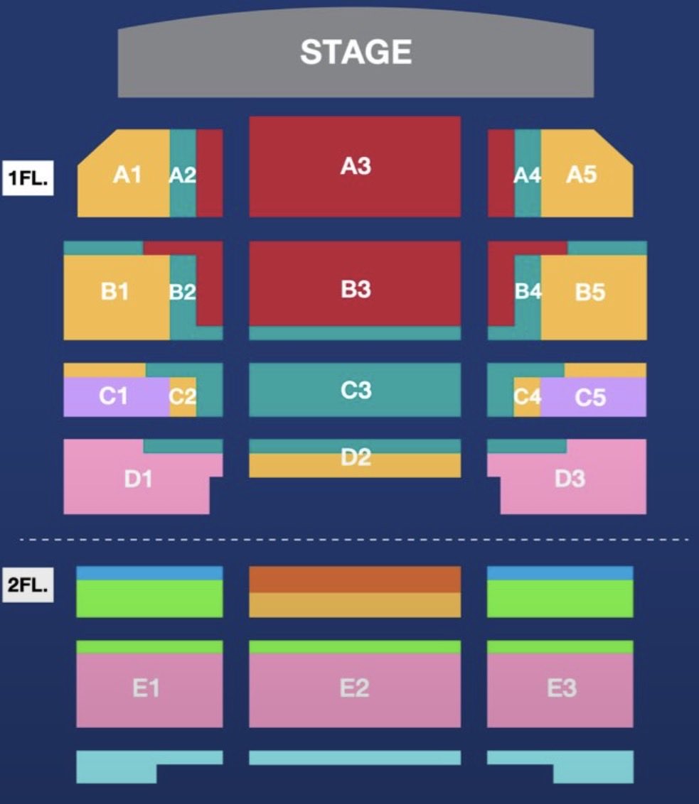 BowryJk's tweet photo. ทริคเลือกที่นั่ง  #รักแห่งสยามTheMusical   ที่อยากบอกคือ ชั้น 2 อะ ตำแหน่งมันคือโซน B ครึ่งหลังที่ลอยฟ้า
ดังนั้น โซนสีส้มเหลือง ใกล้กว่าโซน C แน่นอนและถูกกว่า
โซน D แถวหลังไม่แนะนำเลย เพราะส่วนตัวรำคาญคานของชั้นสิงมันเกะกะสายตาสุดๆ 

และโซน A แนะนำแถว D ขึ้นไปจะไม่แหงนเกินค่ะ 

****กล้องส่องทางไกลใช้ได้นะคะ****
//จากคนที่เข้ารัชดาลัยมาตั้งแต่ปี 54 🫠🫠🫠