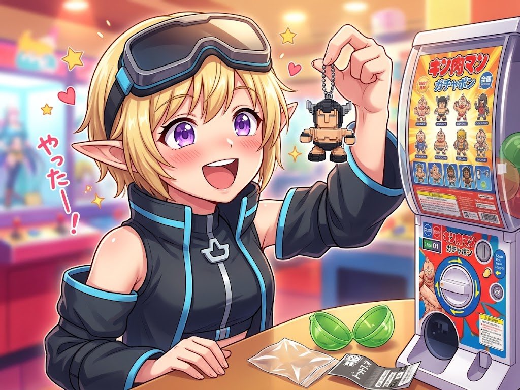 metaverse_mai's tweet photo. やたぁ！
一撃でバッファローマンでたぁ！
バッグにつけよっと♪ https://t.co/SoCmlGDOJQ