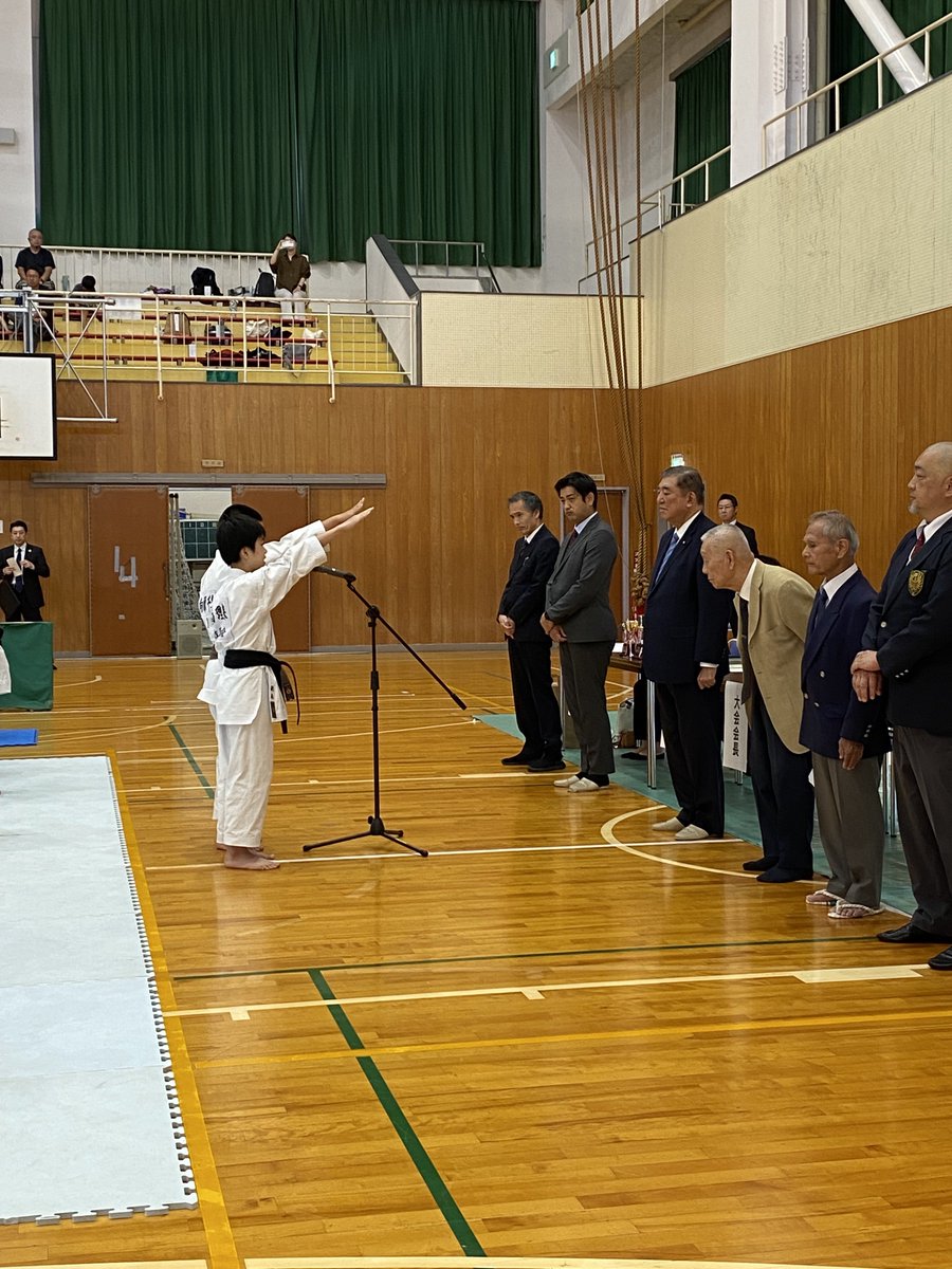 shigeruishiba's tweet photo. 選手宣誓を受けました。 https://t.co/yGJ8K9mdzm