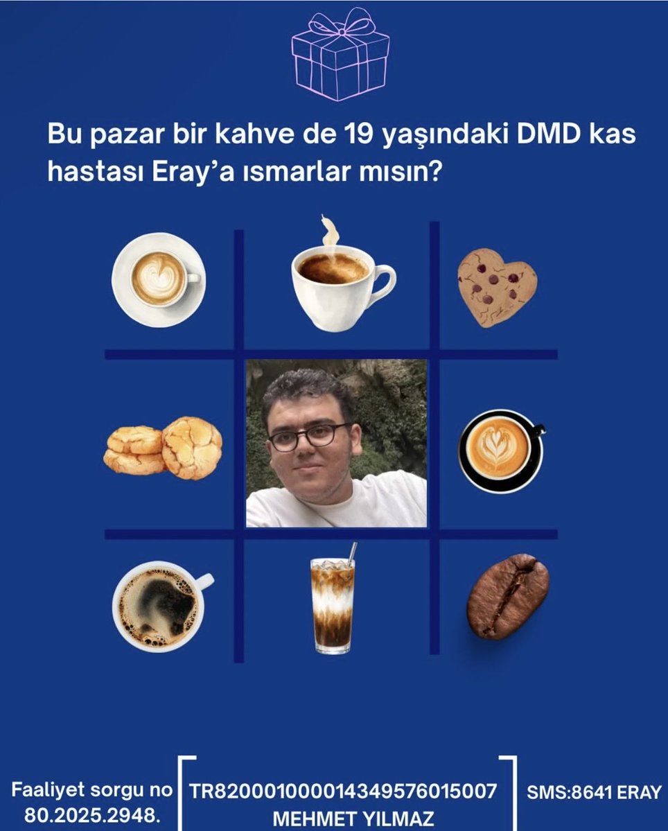 dmderay80's tweet photo. ☕ Bir pazar kahvesi, Eray için bir umut olsun!

Bugün kahvemizi yudumlarken Eray’ı da unutmayalım. Küçük bir destek, onun ilacına kavuşma yolculuğunda büyük bir dayanışmaya dönüşebilir.

Bu pazar bir kahve de Eray’ın umuduna ortak olsun. 💜

#ÖncePBLKtamÖde #FonzedeYarınMecliste #StopajlarHavuza Manisa’nın Akhisar #RİZvFB #pazar