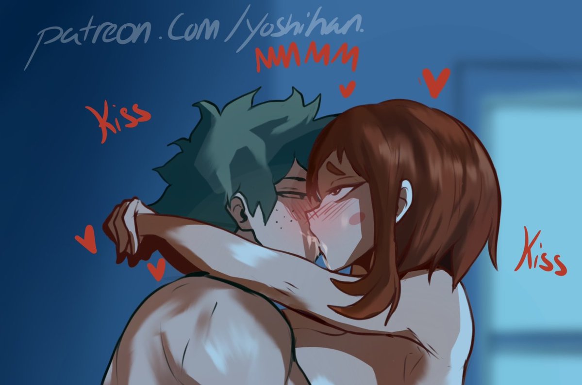 HanYoshi3's tweet photo. Izuku Midoriya x Ochako Uraraka 

Full page is on my patreon https://t.co/zsEfxSXbYk
