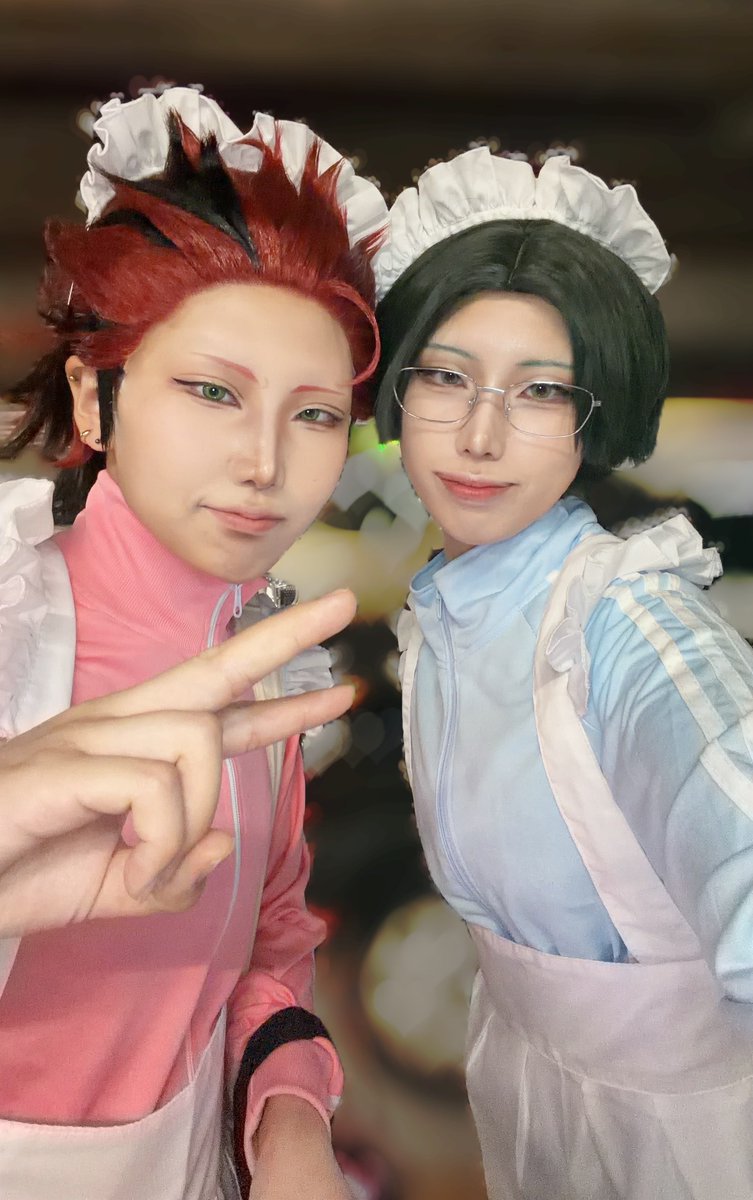 cono_cos's tweet photo. 離脱してます❣️
久々の怒涛交流イベで楽しかった🎶18✈️㌠とも沢山お話できて嬉しかったです😻
(P.S紅月㌠ツーショを添えて)
#フクヤマニメ
#フクヤマニメ9 https://t.co/RGeliIqqDn