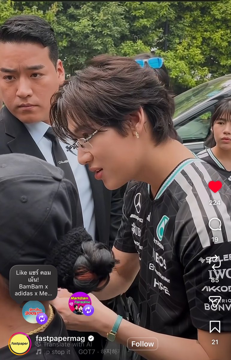 kayzynatty's tweet photo. ทรงผมถูกต้องๆๆๆมาก 🫠🫠🫠🫠

BAMBAM AT FORMULA 1
#BamBamxadidasxMercedesF1 https://t.co/dJ7AZmLaL5