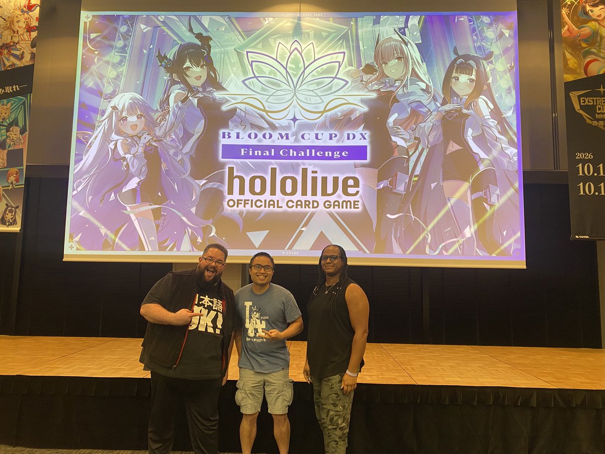 Vayseth_'s tweet photo. Midwest did super well at the final challenge! We got one member in Top 8, one went 4-1 and I went 3-2! Cheering on our midwest, New York and Toronto friends in Top 8 tomorrow!
#hololive #ホロライブ #hOCG #ホロカ #hOCGEN https://t.co/lOJVBSE7zs