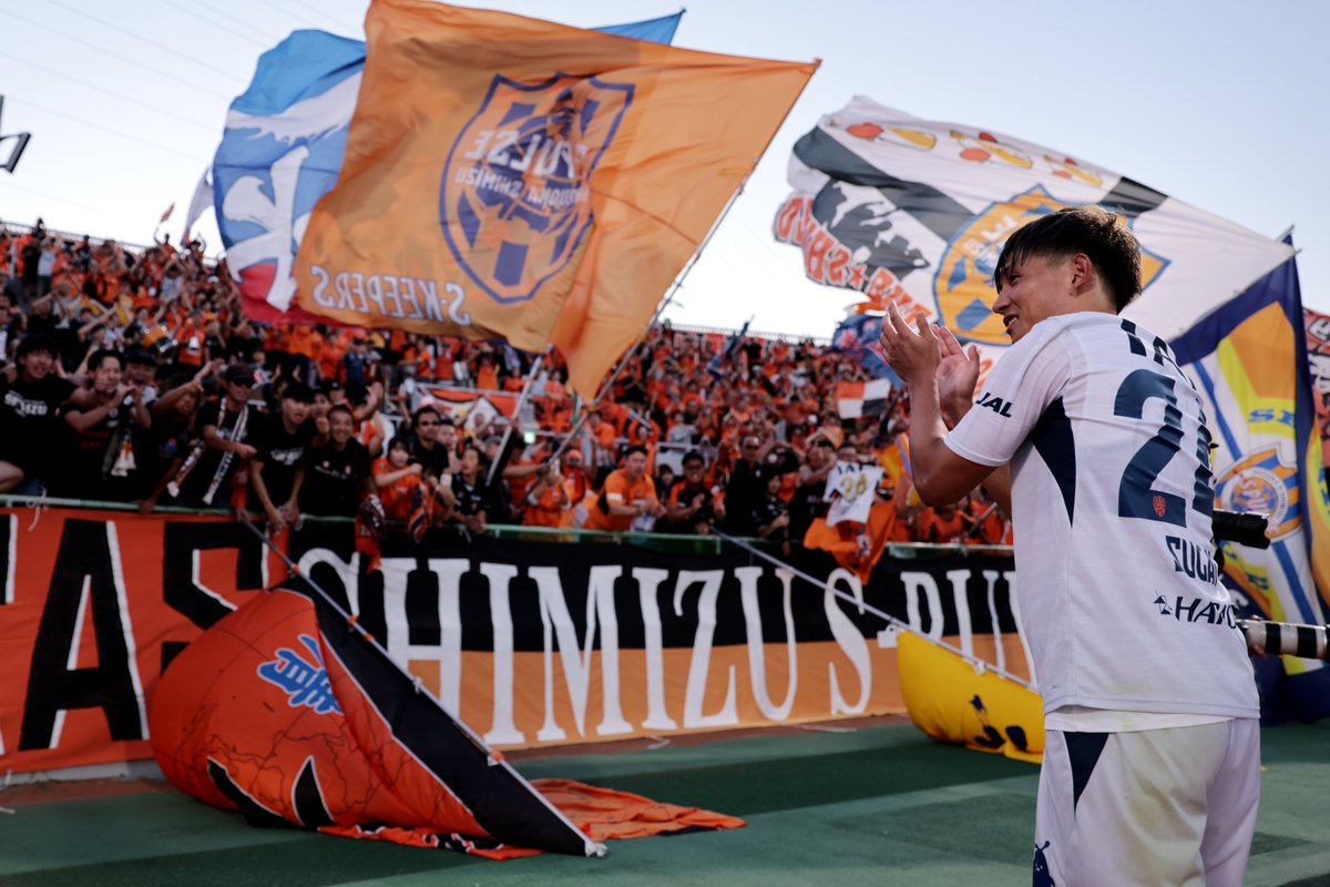 shizusports's tweet photo. #水戸ホーリーホック 戦で逆転ゴールを決めた #清水エスパルス の #須貝英大 選手は「インターセプトは賭けだった。（藤井）智也を信じて走った」と振り返りました。それまでは満足のいくプレーではなく、後半に #吉田孝行 監督から目の前でげきを受けて「もうひとつスイッチが入った」そうです。 https://t.co/snXiavCrfV