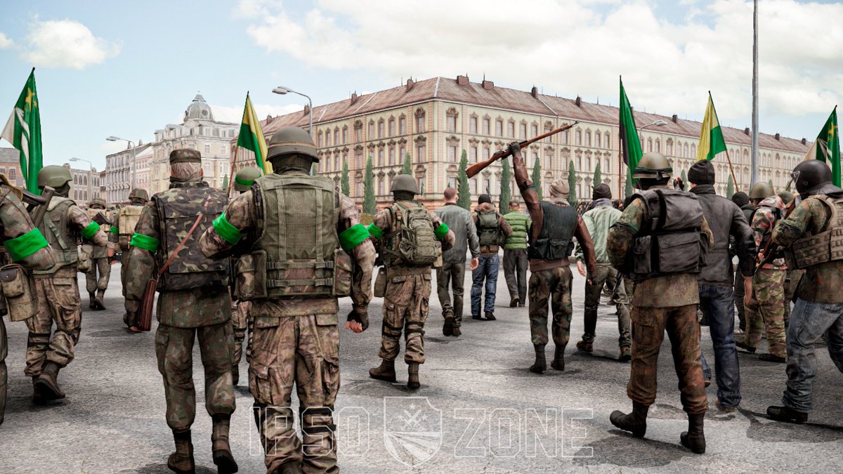 CHERTAnews's tweet photo. General Šavin, together with his fighters and the opposition, marches on the Chernarus parliament.
Novigrad, Chernarus.
08:37-08:55, October 11, 2012. https://t.co/82klPqdF62
