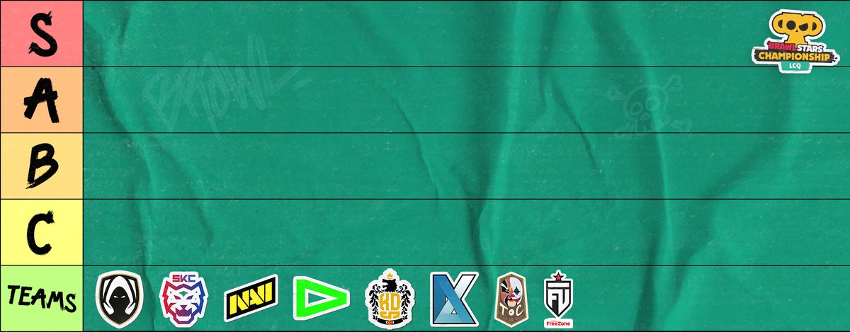 Brawl_esports's tweet photo. How are YOU rating the teams competing at LCQ? 🤔

Drop your rankings below and let us know who you think belongs at the top 👇

#BSC26 https://t.co/5wesOBui73