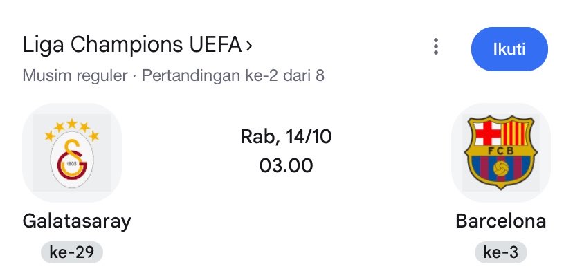 jayiezz's tweet photo. open joki jasa nonton Barcelona, match against Galatasaray

fee 20k

free jj kemenangan joget kamari 🫰🏻 https://t.co/BRFuJ2URG9