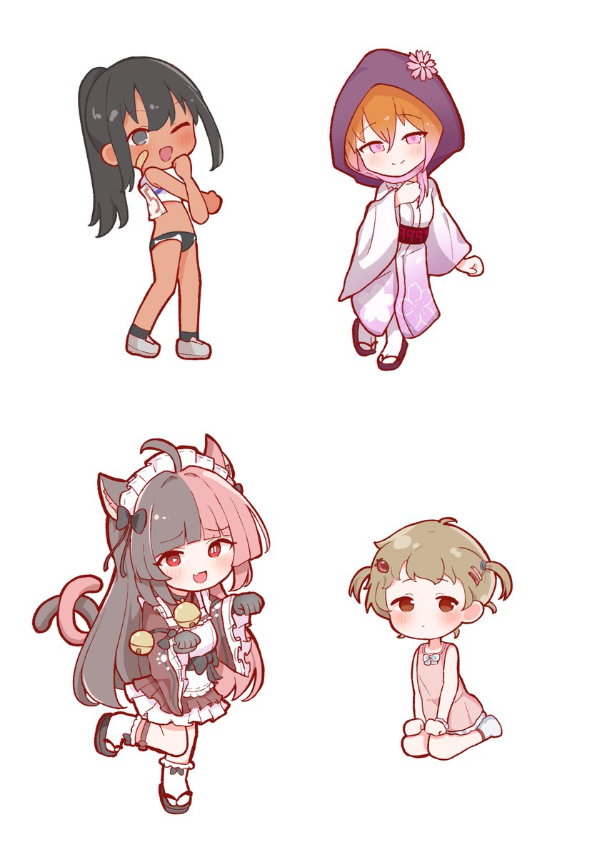 rainy_silk's tweet photo. #だれのおしっ娘だゲーム2(限界放尿) 結果発表とSDのみのものです！みなさんの予想は当たりましたか？ https://t.co/zuVcp9iohf
