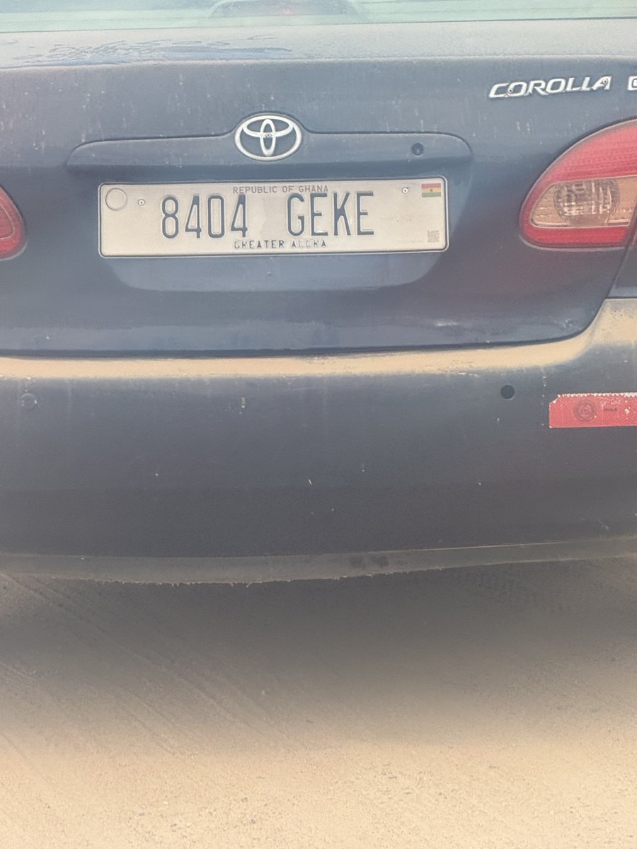Kwesi_Agyei_'s tweet photo. Saw tge new plate in town. https://t.co/Bo98qVzBxK