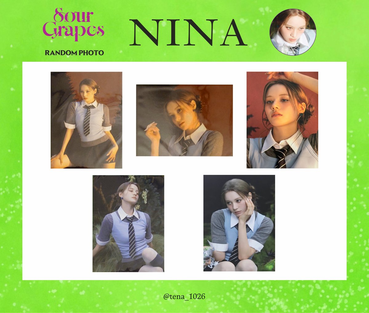 tena_1026's tweet photo. 🍇 𝐍𝐢𝐳𝐢𝐔 𝐒𝐨𝐮𝐫𝐆𝐫𝐚𝐩𝐞𝐬 𝐏𝐎𝐏𝐔𝐏 🍇
    ⟡ ʀᴀɴᴅᴏᴍ ᴘʜᴏᴛᴏ ラントレ 一覧⟡    

💙NINA💙

交換や買取などにご利用ください🪽⟡.·  
#NiziU交換 #NINA_bubble #NiziU_SourGrapes #NiziU #NiziU買取 #NINA https://t.co/Snd41Rx1WH
