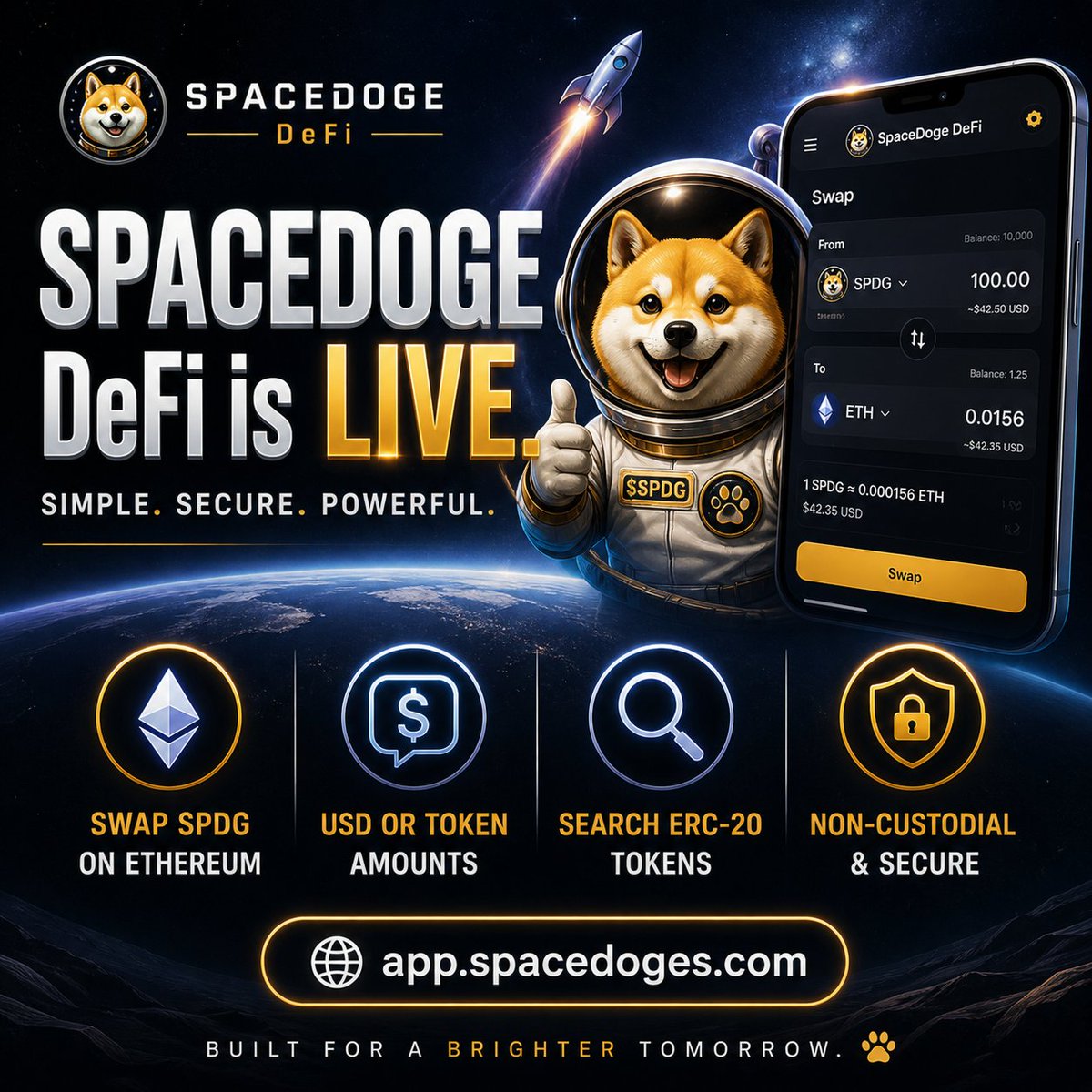 Fatimakn20's tweet photo. @coingecko Holding is easier when you believe in what’s being built.

 $SPDG is moving beyond the meme with its DeFi ecosystem. 

X. @spacedogexyz https://t.co/SFFrxA1Dpn