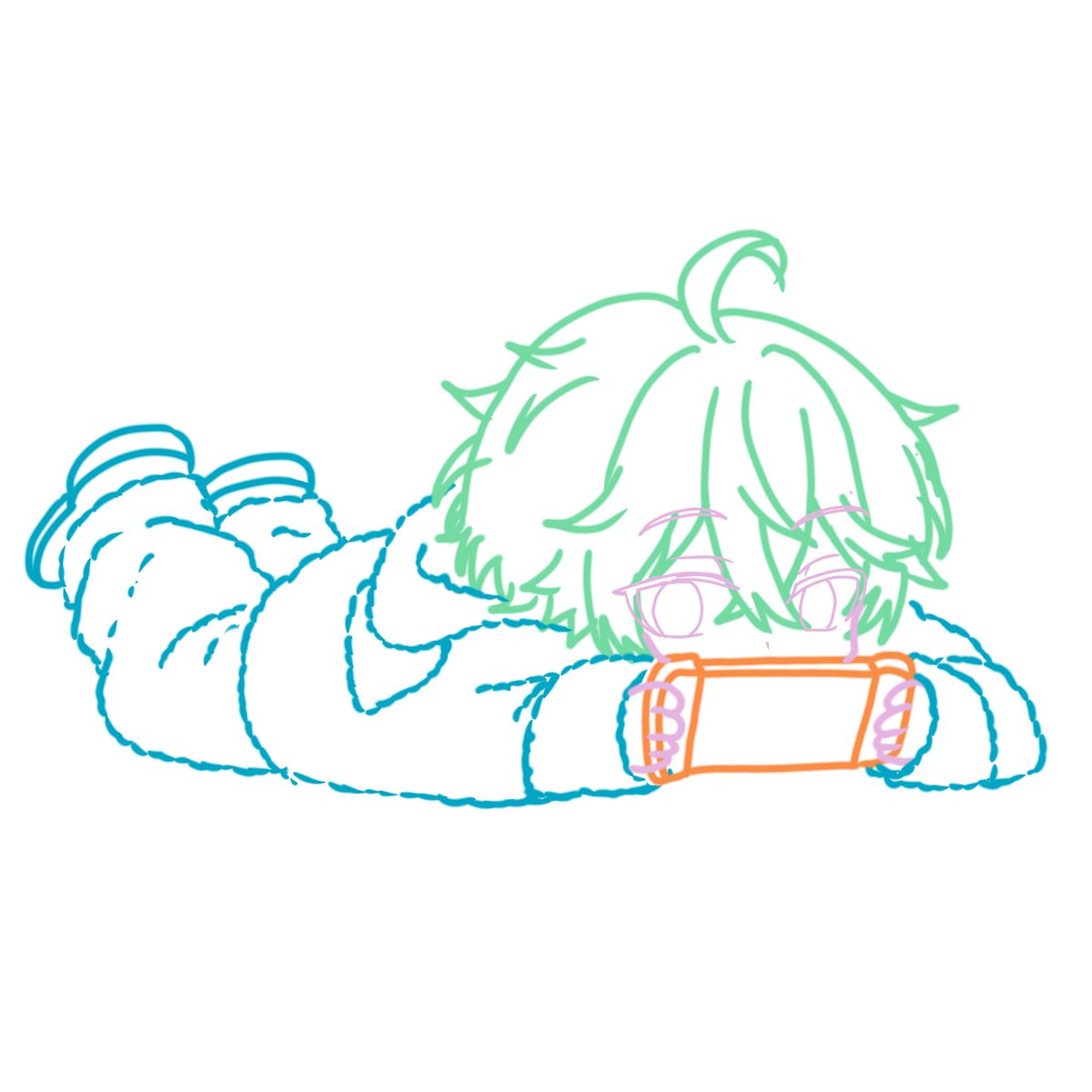 kurage_795's tweet photo. ねーねー
今こんなの描いてるんだけど
誰か描いてくれる人いない？
(ただめんどいだけ) https://t.co/tTFpFEv4er