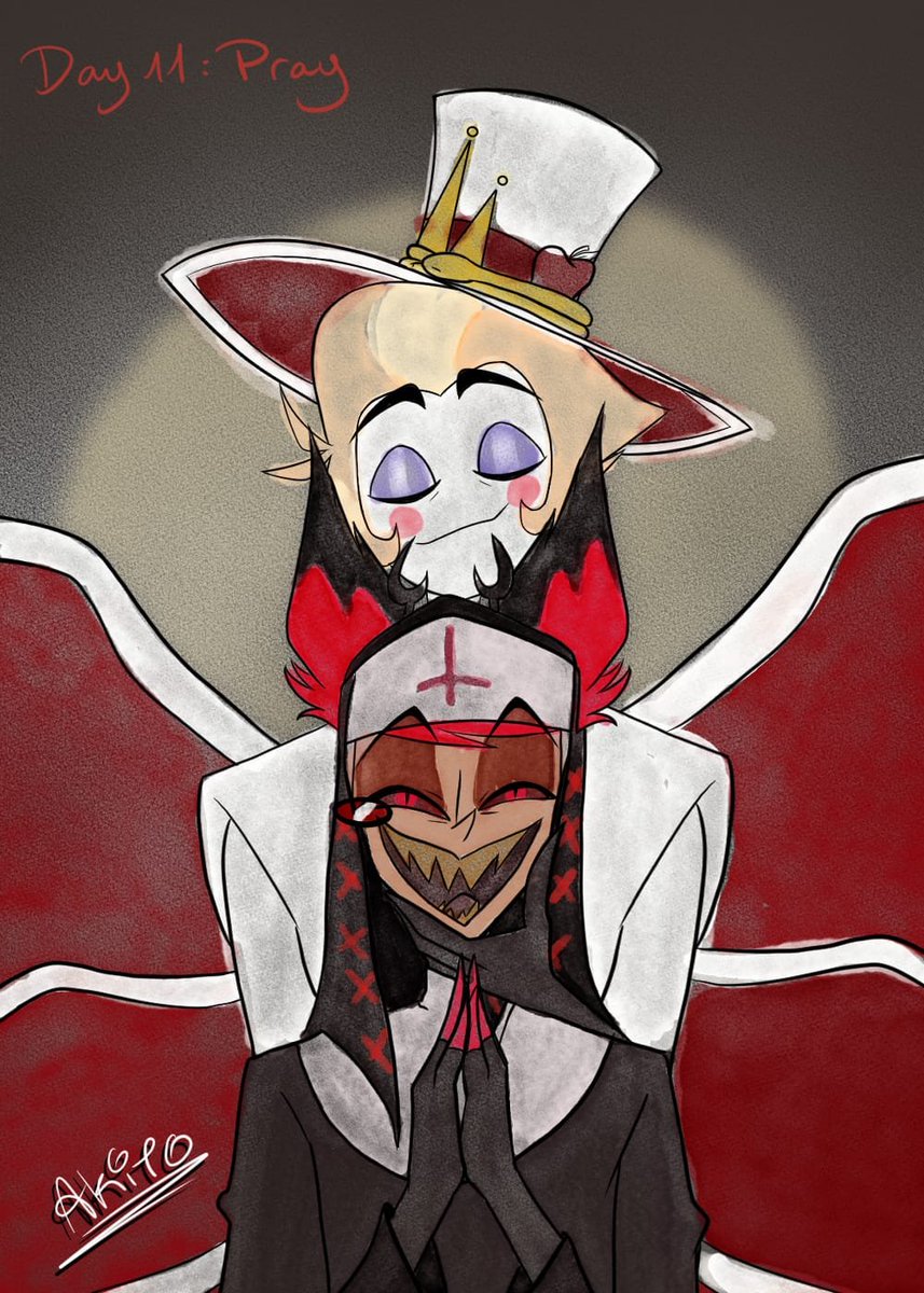Akitobaskervill's tweet photo. Day 11: Pray
#radioapple #bambilu #hazbinhotel #appleradio https://t.co/mFaTWitMwu