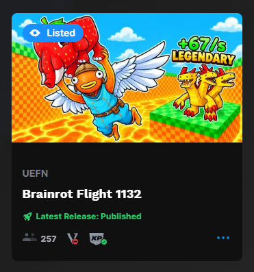 sovngames's tweet photo. From 7 players to 250+ concurrent players! 🚀🔥

No ads. No promotion. Just organic growth.

Thank you all for playing Brainrot Flight 1132! ❤️

🎮 Island Code: 2092-0884-1133

#Fortnite #UEFN #FortniteCreative https://t.co/fwfAjdsPIF