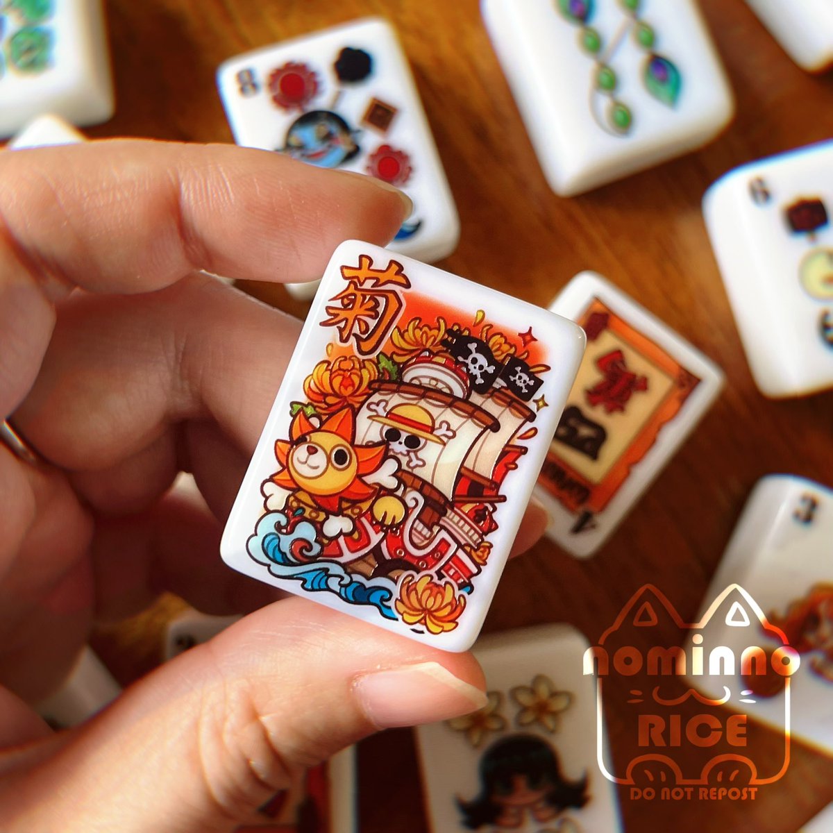Nominno_rice's tweet photo. #ONEPIECE Mahjong design! 🀄️ https://t.co/W4HUl17Huf