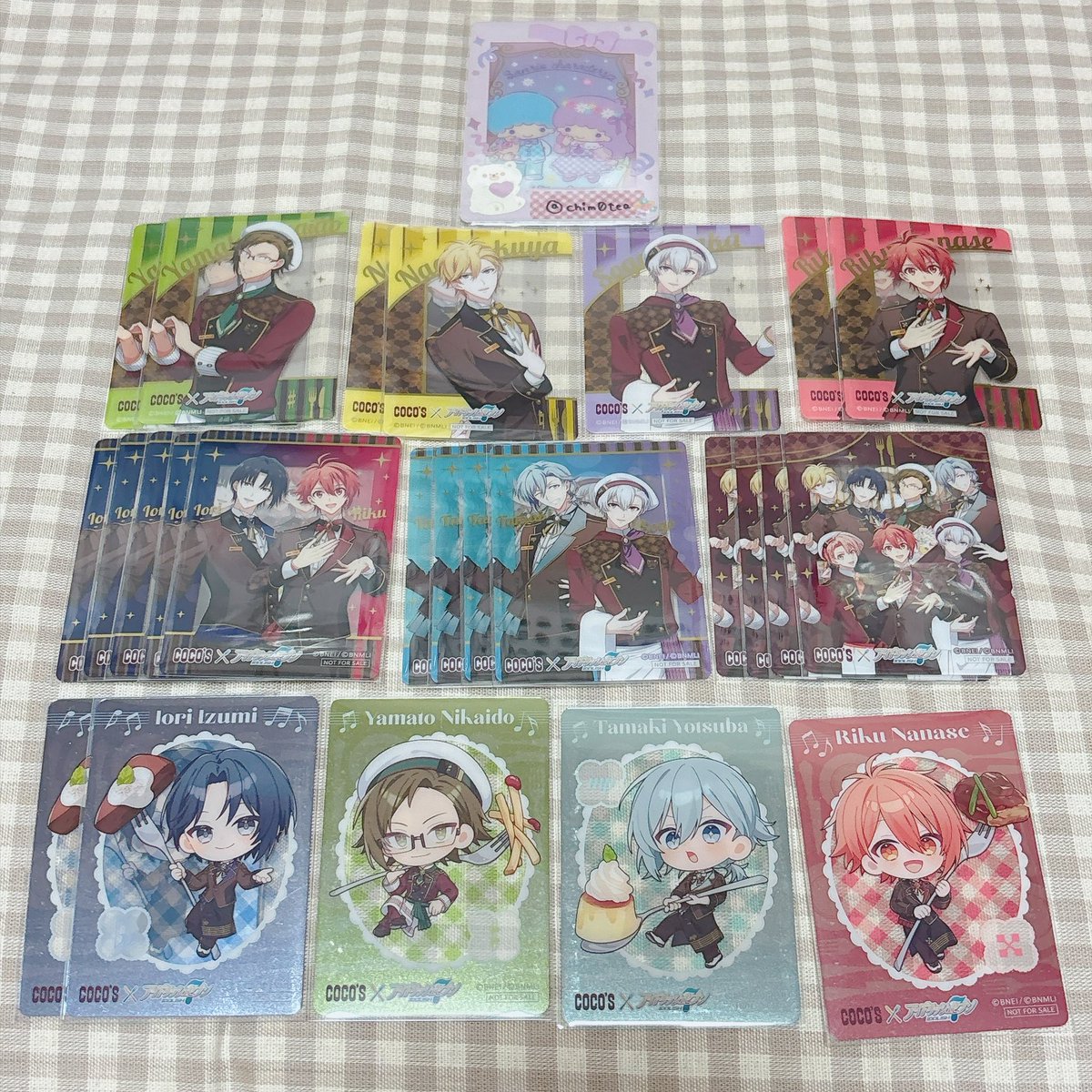 chim0tea's tweet photo. 〘交換〙アイナナ ココス クリアカード

譲￤一織 大和 環 ナギ 壮五 陸 フラウェ MEZZO" 集合

求￤三月

＊第2弾は同弾同士の交換のみ
＊ペアと集合のみ300円/枚＋送料にて譲渡可能
＊明日12日池袋手渡し＞別日手渡し、郵送(2枚～)
＊初回お取引の方はリトリンご確認ください https://t.co/L52WcaRtT3