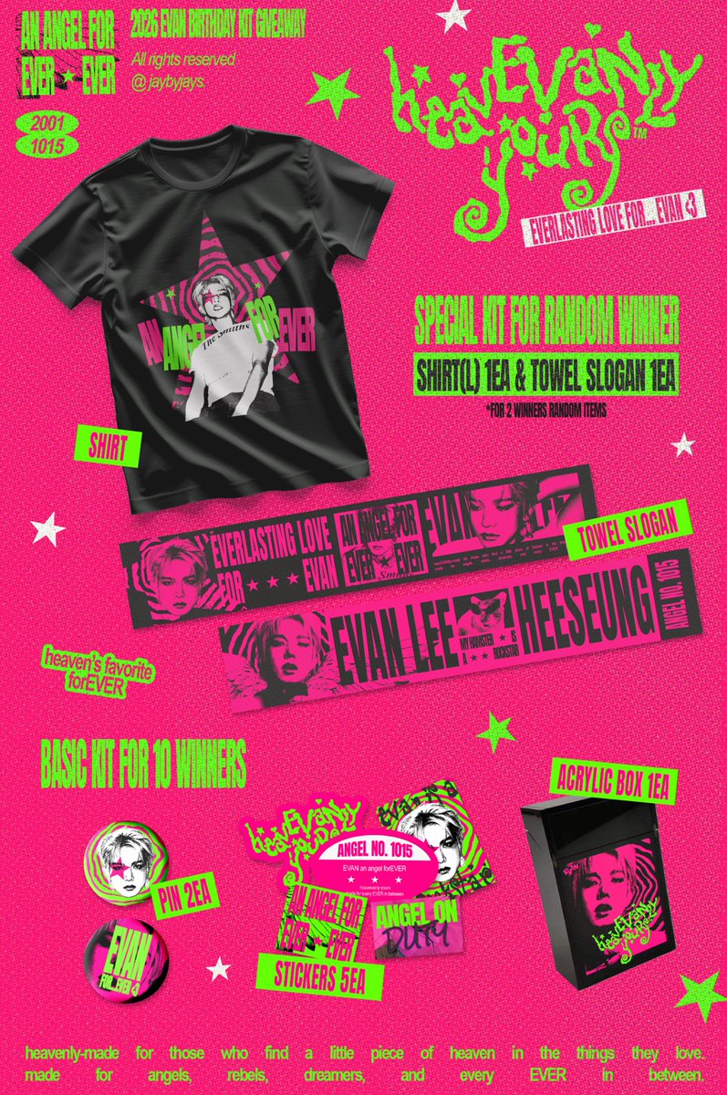 jaybyjays's tweet photo. heavEVANly-yours 🪽
evan birthday kit giveaway by @jaybyjays

 — for ina evergene only ★ how to join on form!

join here : https://t.co/X0ofHvxSBq

repost &amp; like after you fill the form and good luck < 3 https://t.co/qOMnyfFhxW