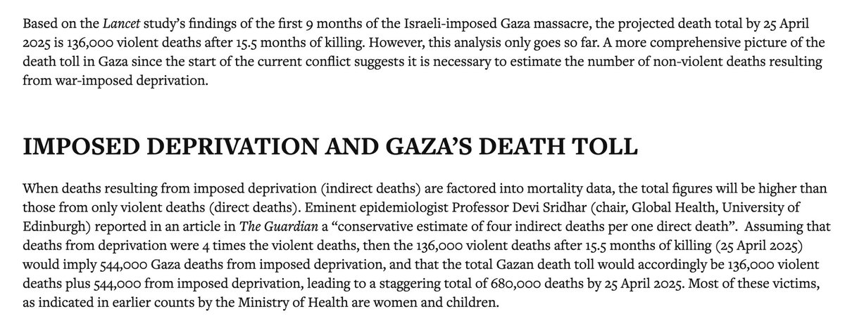 bloods3xbooze's tweet photo. Can we all stop regurgitating the figure 75,225 as the official death toll in Gaza when this number hasn't moved really in years and even last year the death toll was estimated to be 680,000 so the deaths are even higher than this now... https://t.co/NWohaiqGew