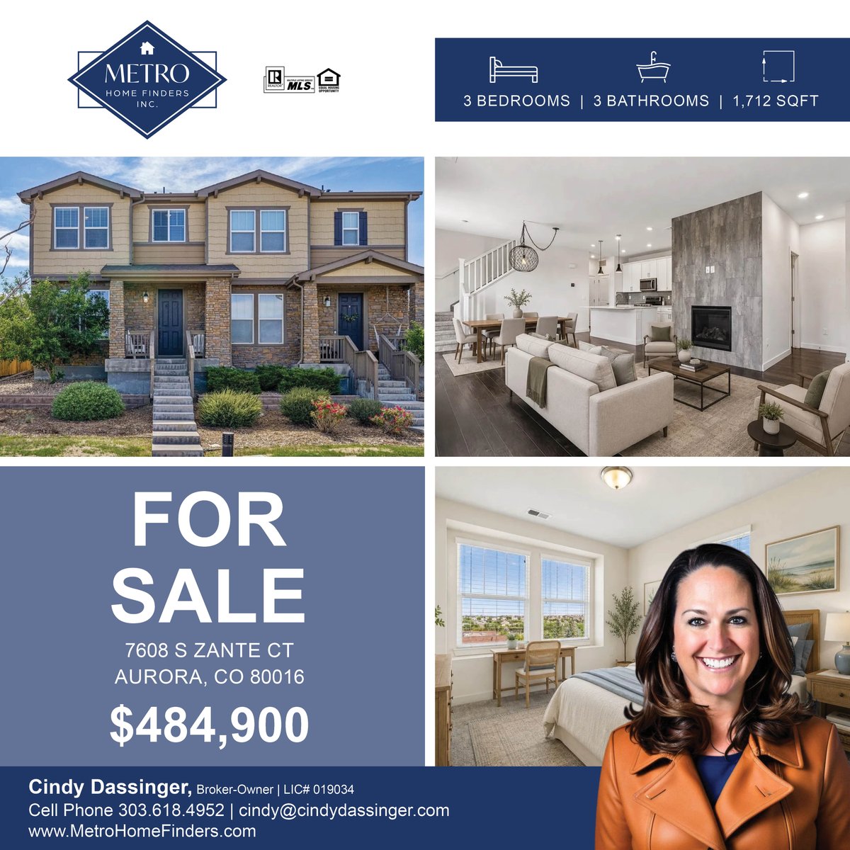 MetroHmeFinder's tweet photo. For Sale! 7608 S Zante Court, Aurora

3 Bedrooms | 3 Bathrooms | 1,712 SqFt

View the property website at https://t.co/GDZ0HqvWCo and call me at 303.618.4952 for a showing. https://t.co/2ZNdrJWFXX