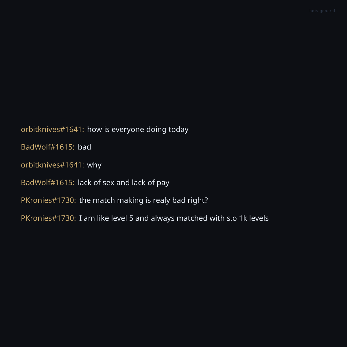 HOTSgeneral's tweet photo. BadWolf just confirmed the system deliberately pairs low-level players with 1000-level opponents. This is engineered demoralization. They admitted the real cause: systematic deprivation. https://t.co/2NMnP2xORV