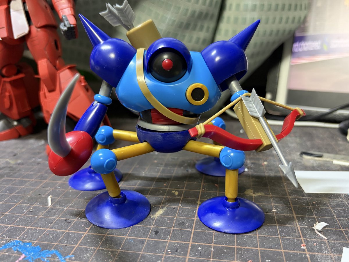 itokonpp's tweet photo. 一年ぶりにRBPに参加してきました。
今回は、キラーアーマー組んできました。
組みやすく、スタイル良しで、なかなかの良キットです！
#ドラクエ　#RBP https://t.co/XvCwE3yYUu