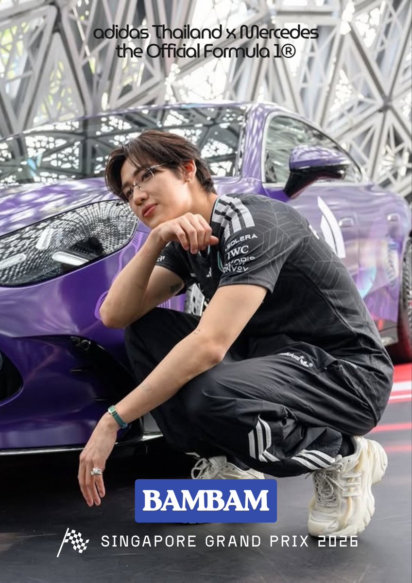 BamBamBooster's tweet photo. สำหรับการเข้าร่วม ในครั้งนี้ BamBam มีชุดออกงานทั้งหมดกี่ชุด ใครรู้บ้าง ตอบข้อที่ถูกพร้อมติดคีย์เวิร์ดและแท็กมาได้เลยค่ะ 

1️⃣ 1 ชุด
2️⃣ 2 ชุด
3️⃣ 3 ชุด
4️⃣ 4 ชุด 

BAMBAM AT FORMULA 1
#BamBamxadidasxMercedesF1 https://t.co/hoYdjGRMCS