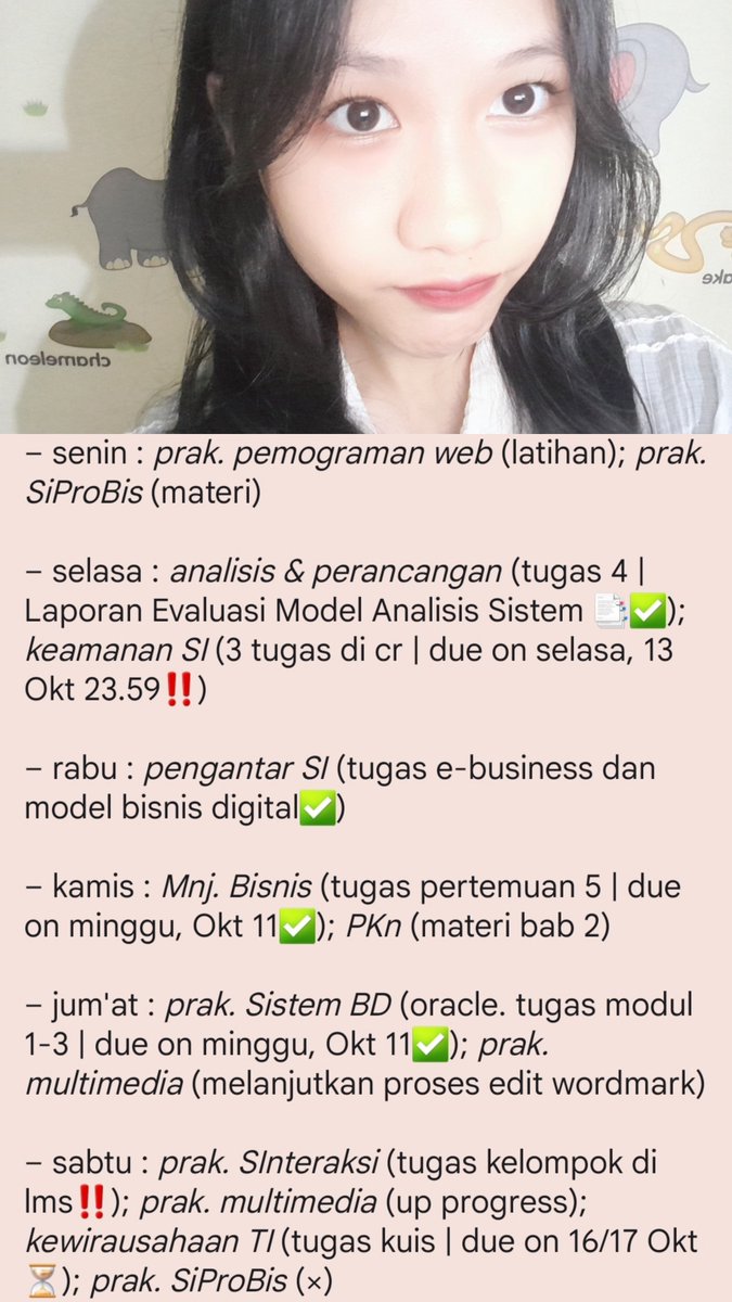 hyeonay_'s tweet photo. besok dah senin, nambah lagi dah ni tugas😵‍💫. baru juga lega coz dah berkurang 🧎🏻‍♀️🧎🏻‍♀️ semangat semuanyeahh~~!! https://t.co/K3LjKJGqoN