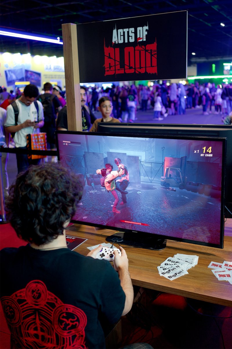 Fajrul97's tweet photo. Thank you so much to everyone who visited our booth @BrasilGameShow  🇧🇷🤟
.
📷Justin Massongill https://t.co/DnwGX1OfcK