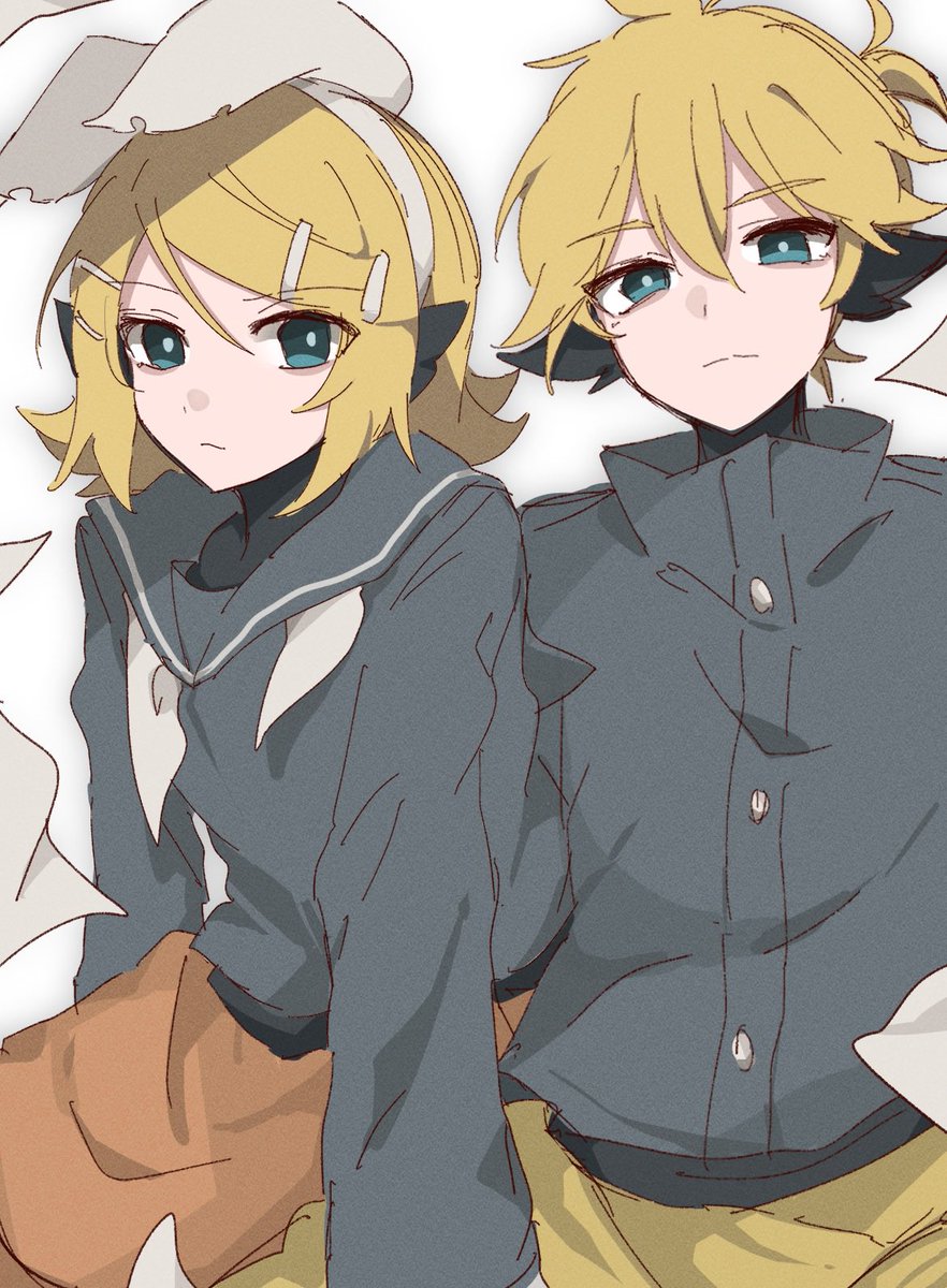 gurenacv's tweet photo. Neru家衣装の鏡音 https://t.co/SYsrLyPica