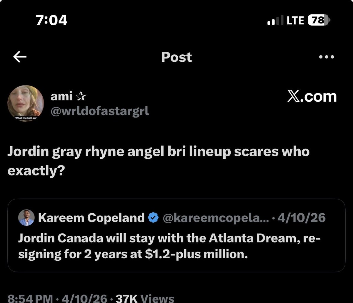 monisha_kaci's tweet photo. @SedrickW86983 This is what people thought about Atlanta. Now that they are winning, people are trying to rewrite history. And after the news of Bri Jones being hurt they were doubted even more because she is the starting center. https://t.co/HBcRh84195