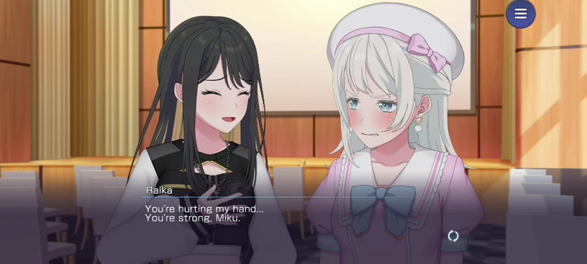 meltamelt's tweet photo. There's something about how Raika talks to people that showcases her kindness. Her words are never sharp, and even when addressing something that could easily turn negative, she instead turns it into something gentle. It gets more obvious in her interactions with Shizuku. https://t.co/yE1E6zwmHU