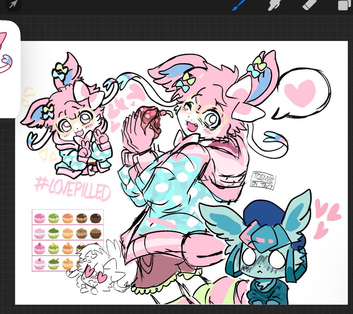 tosmicc's tweet photo. let’s be an eeveelution and eat pokepuffs https://t.co/cTXap89ept