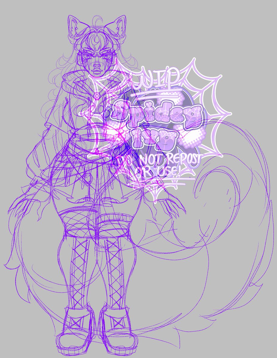 spideyivory's tweet photo. [ #Sketch ] 🕷Art Dump 🕷

Some sketch stuff for sketch Sunday! Hurray! The first two are peeks at a reference sheet I’m making for my OC Silas and the third is a wip for an updated Vtuber model for my pookie dove! 

#art #procreate #digitalart #doodle https://t.co/L7XGHJPbFo