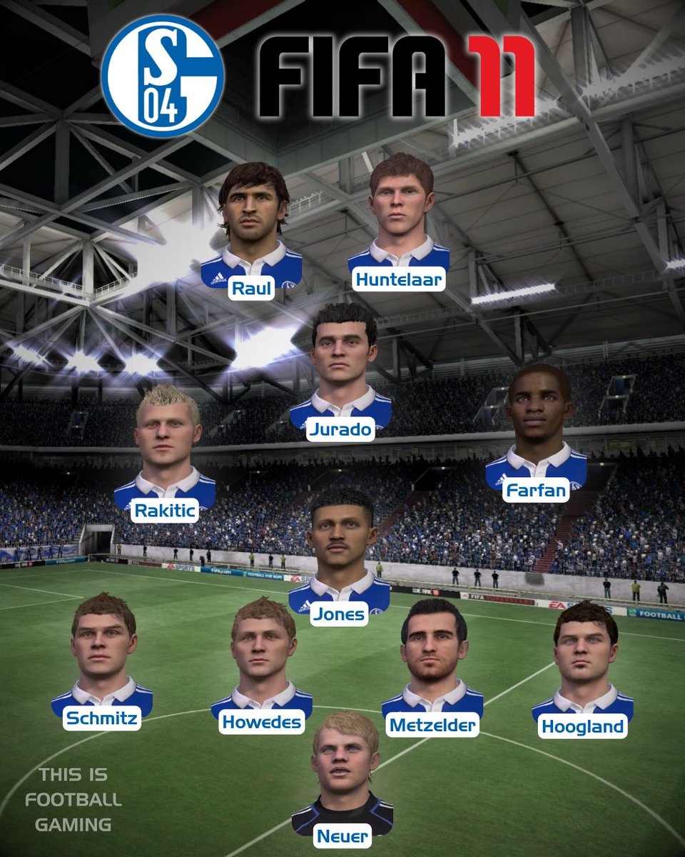 T_I_F_G's tweet photo. Schalke 04 | FIFA 11 🔵⚪ https://t.co/N39bBk5R9b