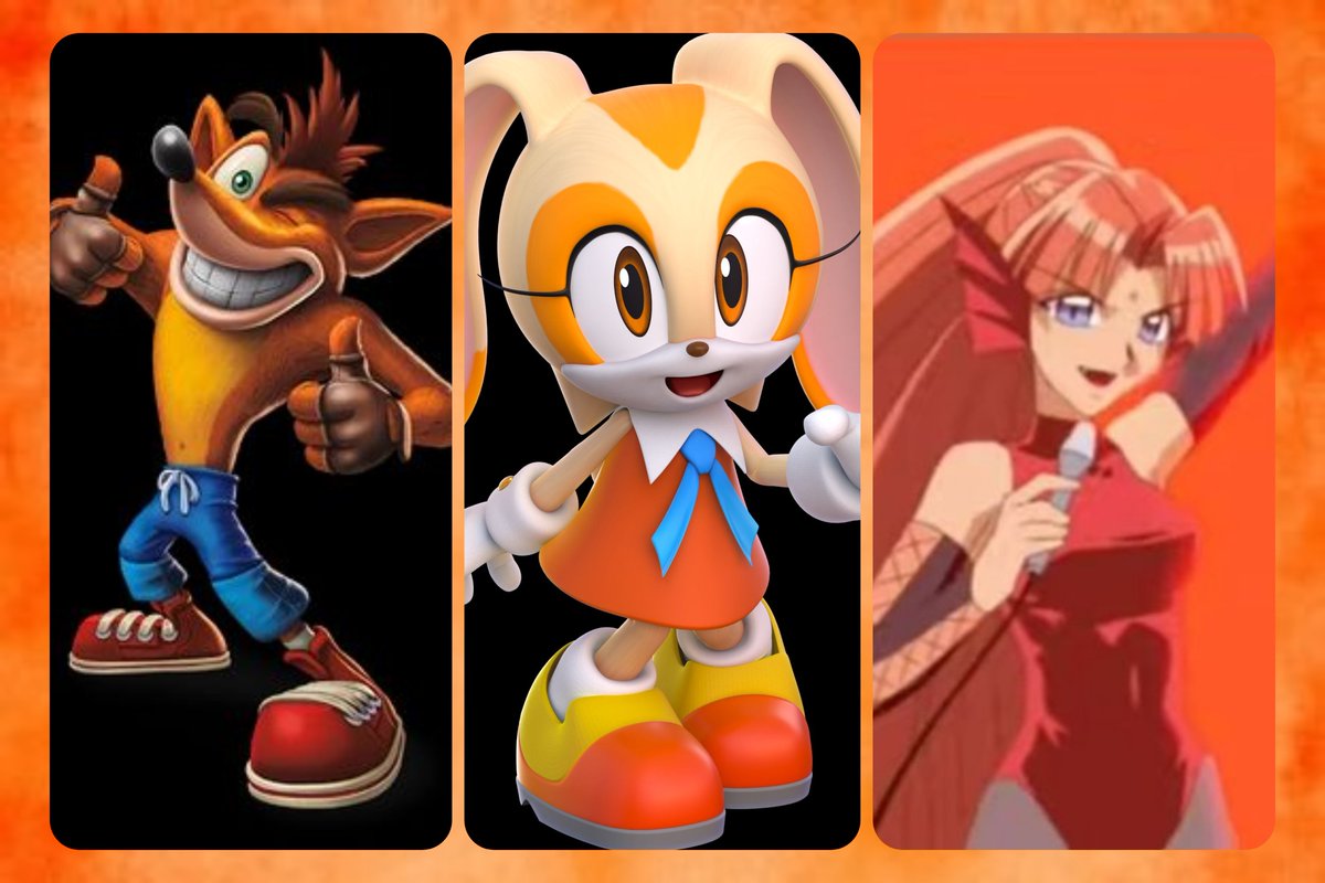 LightwoodSimus's tweet photo. 🧡 INMUNES GALA 3
#SimuNaranja🧡

🧡 Crash Bandicoot +700
🧡 Cream The Rabbit +700
🧡 Sheshe +600 https://t.co/a4VNEmibmB