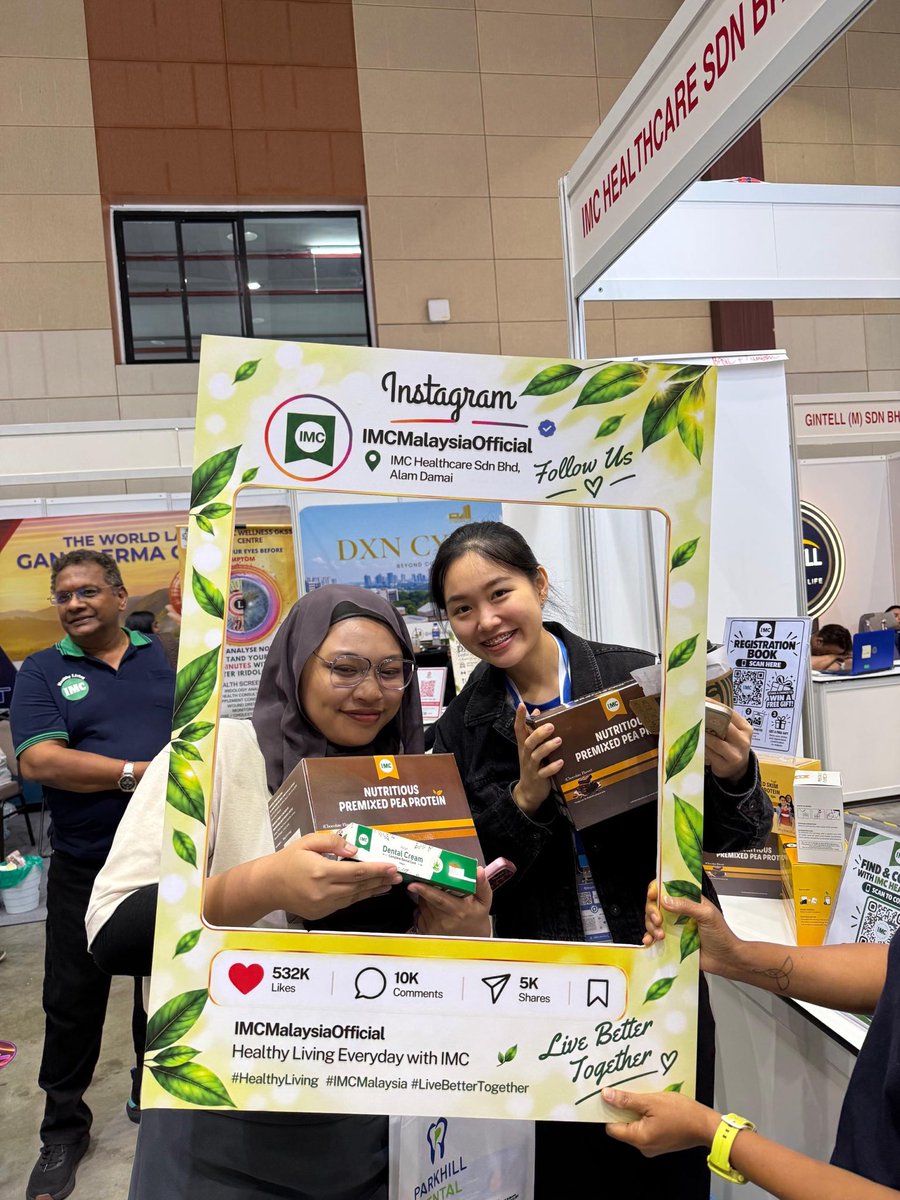 befitwithafreen's tweet photo. IMC Goes Global | MySihat Health Expo 2026, Kuala Lumpur π²πΎ
π FROM INDIA TO THE WORLD β OUR GLOBAL WELLNESS VISION IS GROWING! πβ¨
#MySihatHealthExpo2026 #IMCGlobal #KualaLumpur #α΄Κα΄Ι΄α΄
ΙͺΙ΄Ι’Ι΄α΄α΄‘ #wellness #IMC #MySihatHealthExpo2026 #KualaLumpur #Malaysia #HealthAndWellness https://t.co/oaQNAZsZyh