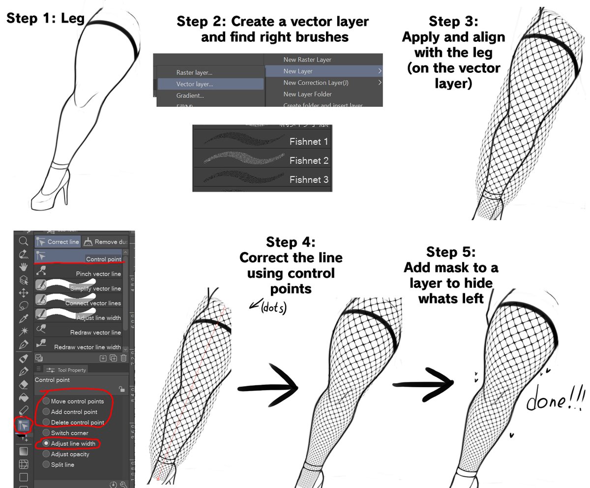 DVDshkaa's tweet photo. I forgot that those brushes already have guide how to use them... but screw it! Here my version of the guide!

To get those brushes and to look at the original guide look here - https://t.co/jwAIS4y6pk https://t.co/tf7YyTzvCJ