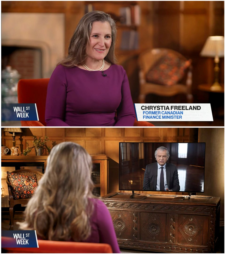 LightHackers's tweet photo. Aired a week ago, on 'Wall Street Week'.. another series of IVs in Oxford with Former Deputy Prime Minister / Finance Minister @cafreeland
ALWAYS a great team on these shoots! https://t.co/RQkd3zkJrq