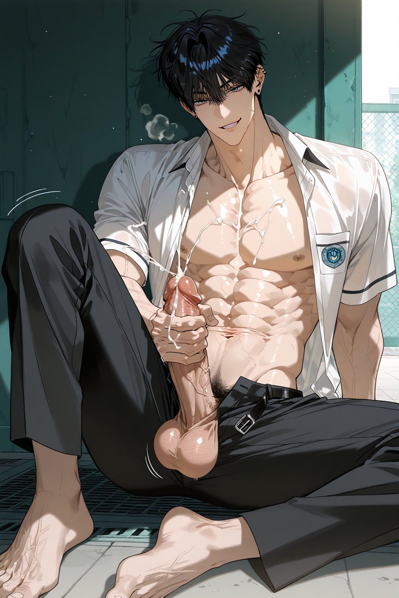 ai_itsu33's tweet photo. I don't think Yohan is in the mood for class 👩🏻‍🏫📝

#Yaoi #gay #NSFW #R18 #chudai #BL #AIartwork #Aiartoworks #Bara #AIart https://t.co/mg6KSHbnl8